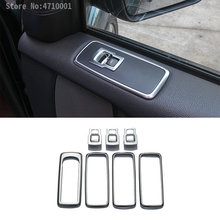 ABS Chrome Car Door Window Lift Switch Button Frame Cover Trim For Land Rover Discovery 4 2009-2016 For Range Rover Sport 2024 - buy cheap