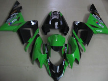 Custom Motorcycle Fairing kit for KAWASAKI Ninja ZX10R 04 05 ZX 10R 2004 2005 ABS Green gloss black Fairings set+gifts KN39 2024 - buy cheap