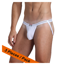 Men's mesh underwear Sexy Fashion Breathable Gay Penis Bikini Men's Thong hot U convex gay underwear briefs 2024 - buy cheap