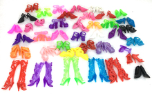 NK Wholesale 40 Pairs 80pcs Doll Shoes Fashion Cute Colorful Assorted shoes for Barbie Doll with Different styles Baby Toy DZ 2024 - buy cheap