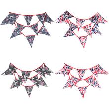 7 Kinds 3.6m 12 Flags Two-side England Britain UK Flag National Day Banner Pennant Garland Bunting Business Party Meeting Decor 2024 - buy cheap