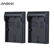 Andoer-placa de bateria para neweer andoer, 2 peças, carregador de bateria duplo/quatro canais, para nikon, sony, canon 2024 - compre barato