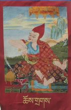 Шелковая вышивка из Тибета и Непала, танка, экзорцизм, богиня Будды мерци35,46' 2024 - купить недорого