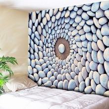 Tapiz de pared con Mandala de torbellino, tapiz de pared con piedra en 3D, alfombra artística, manta de Yoga, tapiz decorativo para decoración del hogar 2024 - compra barato