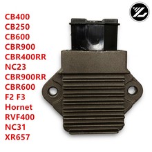 Regulador de corriente para motocicleta HONDA CB400, 250, 600, CBR900, CBR400RR, NC23, CBR900RR, CBR600, F2, F3, Hornet, RVF400 2024 - compra barato