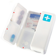 4 вида цветов таблетка для лекарств держатель для путешествий складной 7 дней коробка для таблеток диспенсер для лекарств контейнер Органайзер 2024 - купить недорого