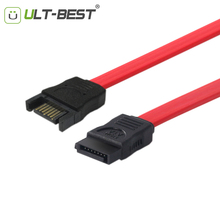ULT-Best 2Pack SATA 2 II Extension Cabo Cable SATA 7pin Male to Female Data Cables 30CM/1ft/12inch HDD Hard Disk Drive Cord line 2024 - buy cheap