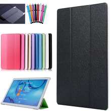 Funda para Huawei mediapad M6 de 10,8 pulgadas, transparente, delgada, de cuero PU, con soporte, folio, protector de pantalla 2024 - compra barato