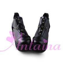 Zapatos de plataforma con cremallera para mujer, calzado de princesa, lolita, shose, loliloliyoyo, antaina, lolita, cos, punk, an1395 2024 - compra barato