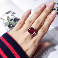 Qualidade superior nova moda triangular garra pedra doce anel mosaico aaa + cristal bonito anel de junta para mulher 2024 - compre barato