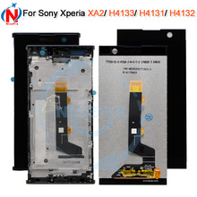 Для Sony Xperia XA2 XA 2 H3113 H3123 H3133 H4113 H4133 ЖК-дисплей с кодирующий преобразователь сенсорного экрана в сборе + рамка для sony XA2 LCD 2024 - купить недорого