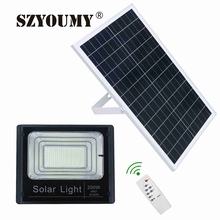 SZYOUMY-luz de inundación alimentada por energía Solar, 40w, 60w, 100w, IP67, impermeable, foco inteligente para exteriores, luces de jardín 2024 - compra barato