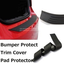 Car Styling Door Sill Guard Car SUV Body Rear Bumper Protector Trim Cover Protective Strip Black Red 90cm/104cm 2024 - buy cheap