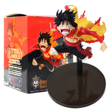 15 см цельная фигурка One Piece Аниме Обезьяна D Luffy экшн-фигурка Боевая версия. Игрушка-кулак 2024 - купить недорого