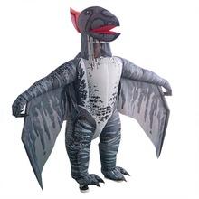 Hot Jurassic World T-REX Dinosaur Inflatable Costume For Adult Pterosauria Inflatable Costume 2024 - buy cheap