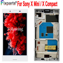 100% протестированный 4,6 "для Sony Xperia X Compact F5321 ЖК-дисплей, кодирующий преобразователь сенсорного экрана в сборе, Замена для Sony X Mini LCD 2024 - купить недорого