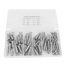 100Pcs Self Tapping Screws Zinc Alloy Self Drilling Drywall Hollow-Wall Anchors self tapping screws tornillos para madera 2024 - buy cheap