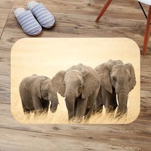 Elephant Doormat Custom Floor Mat Rug Indoor Outdoor Bathroom Mats Soft Anti-Slip Carpet 2024 - buy cheap