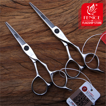 Fenice Japan 440c 6 inch  Professional hair stylist cutting straight scissors barber shops salon tools 2024 - buy cheap