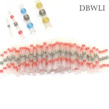 10pcs/lot  26-10 AWG Red Blue yellow white Heat Shrink Solder Butt Splice Auto Connectors Terminal Electrical 2024 - buy cheap