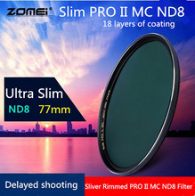 Zomei-filtro ultrafino ND8 ND0.9 8X 3, cristal con borde de plata, densidad neutra, lente Tamron para Canon, Nikon, 77mm 2024 - compra barato