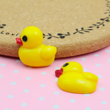 10pcs/lot flat back resin yellow duck 25*24mm for Scrapbooking Craft Cabochon For Hair Cellphone Decoration 2024 - buy cheap