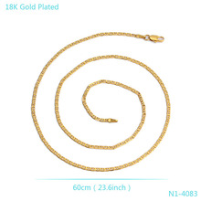 Fansheng Customized 60cm fashion Gold Filled Necklace Marine Chain Mens Boys Chain Necklace Jewelry Wholesale 2024 - buy cheap