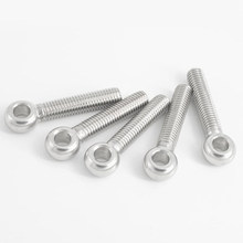 5pcs M5 Live festival Slip knot screw Eyelet bolt Perforated screws 304 stainless steel 20mm-60mm Length 2024 - buy cheap