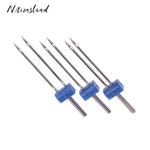 3Pcs/Set Durable Twin Needles Pins Sewing Machine Needle for Sewing Machine Accessories 2/90 3/90 4/90 2024 - buy cheap