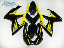 Kit de carenagem para suzuki k6 gsxr600 750, conjunto de carenagens 2006 e 2007, amarelo, azul, verde e preto 2024 - compre barato