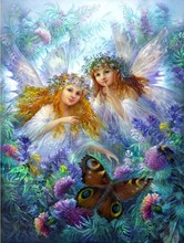 Full Square/round Drill Diamond Painting Mosaic Embroidery Kits Cross Stitch Decor Angel Butterfly Resin Picture By Numbers 2024 - buy cheap