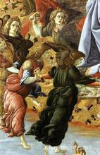 Portrait Woman painting Sandro Botticelli Coronation of the Virgin (detail 2) 92 handmade High quality 2024 - buy cheap