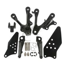 Motorcycle Motorbike Front Rider Footrest Foot Pegs Bracket Set For Kawasaki Ninja ZX6R 2009-2014 2024 - buy cheap