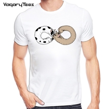 Camiseta Infinity franchie Pugs para hombre, camisa de manga corta Hipster, con letras estampadas, a la moda, novedad 2024 - compra barato