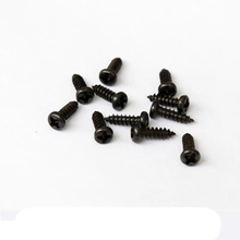 Tornillos de rosca Phillips de cabeza redonda de zinc, color negro, chapado en hierro, M2.6 GB845, 4mm-16mm de longitud, 50 Uds. 2024 - compra barato