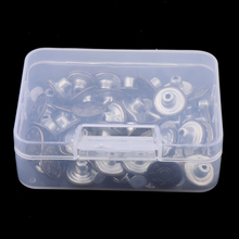 50 Sets Metal Press Studs Sewing Buttons Snap Fasteners Craft Clothes Bags 2024 - buy cheap