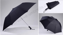 120cm 3 persons two fold auto open hex-angular 50T steel windproof anti-thunder fiberglass mini golf umbrellas sport parasol 2024 - buy cheap