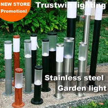 110V 220V 60cm 100cm 1M landscape post light waterproof IP65 stainless outdoor Garden lawn pillar light post lamp bollard light 2024 - buy cheap