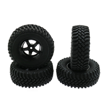 Rcawd-conjunto de pneu de roda com aro de 5 cabeças, mm de diâmetro, esteira de brinquedo, rc, peças para brinquedo c210100 2024 - compre barato