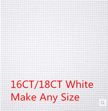 Фабрика магазин вышивки крестом Аида Ткань 16CT или 18CT холст ткань 200X150cm или сделать любой размер 2024 - купить недорого