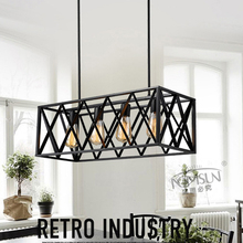 Vintage Chandeliers Lighting Chandelier Fixtures American Pendientes Luminaire For Dining Room Restaurant Hotel Kitchen Lamp 2024 - buy cheap