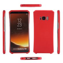 Анти-осенняя металлическая рамка пластиковая задняя крышка для Samsung Galaxy S8 алюминиевый сплав S8 плюс мобильный бампер S8Plus чехол + подарок 2024 - купить недорого
