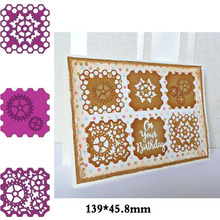 Cogs retalhos corte de metal dados estêncil para diy scrapbooking gravando álbum de fotos decoração cartões de papel artesanato morrer novo 2024 - compre barato