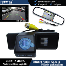FUWAYDA CCD a Color Chip vista trasera de coche cámara para Mercedes Benz Vito / Mercedes Benz Viano + 4,3 pulgadas Monitor de espejo retrovisor 2024 - compra barato