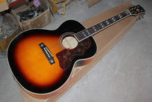 Free shipping wholesale High Quality sj200 Vintage Sunburst Acoustic Guitar 14-11-10 2024 - buy cheap