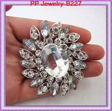 Large Crystal Brooch For Wedding 12PCS/LOT Free Shipping!! 2024 - buy cheap