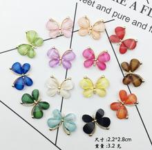 Cartoon 140 pcs butterfly DIY Enamel Metal Charm Pendants DIY Jewelry Making Mobile Phone Accessories A23 2024 - buy cheap