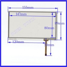 ZhiYuSun HLD-TP-1357 NEW6.2Inch Touch Screen155mm*88mm 4 wire  USB touch panel overlay kit digital product  155*88  063018 2024 - buy cheap