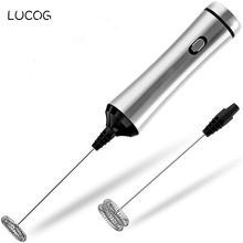 LUCOG 1800 mAh Battery Electric Mixer USB Charging Milk Frother Handheld Mixer with 2 pcs Steel Whisks for Coffee Egg Beater 2024 - buy cheap