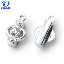 Wholesale 10pcs/lot 8MM Slide Charms Rhinestone with Hang Hole for DIY Bracelet Hang Charms LSDA12 2024 - buy cheap